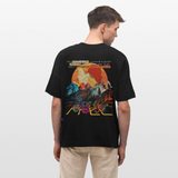 Panos, Fahrrad, 1st | Blaster, Oversize Bio T-Shirt, Unisex - Schwarz