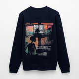 Erosan, Fenster, 1st | Roller, Unisex Bio-Sweatshirt - Navy