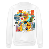 Rivandor, Fantasie, 1st | Roller, Unisex Bio-Sweatshirt - Weiß