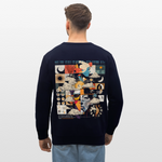 Hekatean, Sternzeichen, 1st | Roller, Unisex Bio-Sweatshirt - Navy