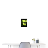 Kali, Limette, 1st | Poster 20x30 cm - Weiß