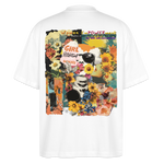 Vaelthar, Blumen, 1st | Blaster, Oversize Bio T-Shirt, Unisex - Weiß