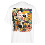 Vaelthar, Blumen, 1st | Blaster, Oversize Bio T-Shirt, Unisex - Weiß