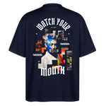 Dewrês, Frau, 1st | Blaster, Oversize Bio T-Shirt, Unisex - Navy