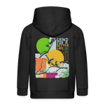 Draganis, Ameisen, 1st | Kinder Zip Hoodie - Schwarz