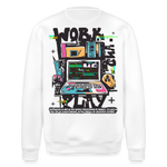 Aetherion, Laptop, 1st | Roller, Unisex Bio-Sweatshirt - Weiß