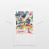 Tenebris, Schmetterling, 1st | Essential, Relaxed Fit Unisex Bio T-Shirt - Weiß