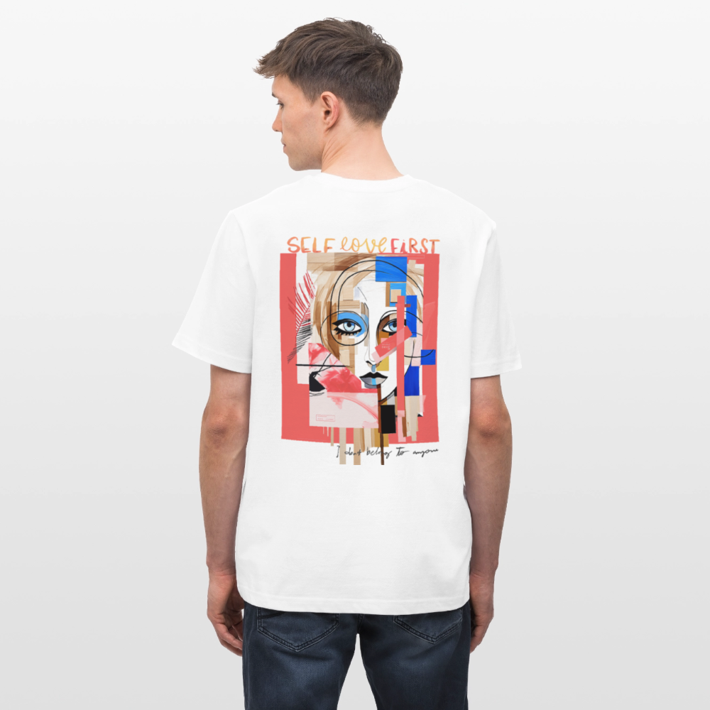 Vesperion, Frau, 1st | Essential, Relaxed Fit Unisex Bio T-Shirt - Weiß