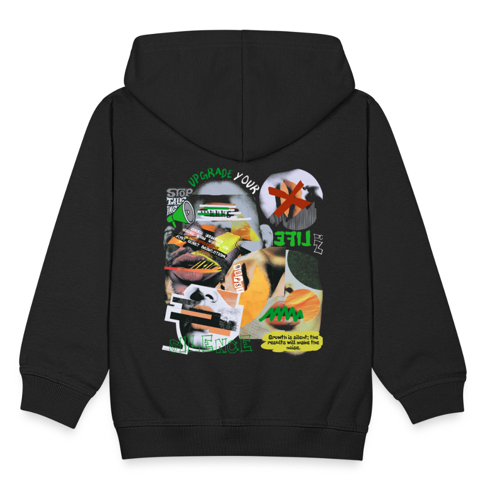Ereban, Lippen, 1st | Kinder Zip Hoodie - Schwarz