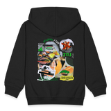 Ereban, Lippen, 1st | Kinder Zip Hoodie - Schwarz