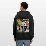 Thanatain, Elefant, 1st | Freshhood, Oversized Unisex Hoodie - Anthrazit