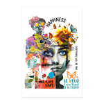 Verdantis, Blaue Augen, 1st | Poster 40x60 cm - Weiß
