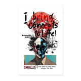 Titanis, Totenkopf, 1st | Poster 20x30 cm - Weiß