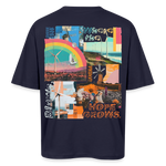 Nyxaris, Windmühle, 1st | Breezy, Oversized Unisex T-Shirt - Navy