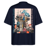 Zephiron, Schloss, 1st | Blaster, Oversize Bio T-Shirt, Unisex - Navy