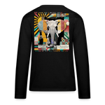 Thanatain, Elefant, 1st | Teenager Langarmshirt - Schwarz