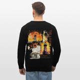 Morian, Leuchtturm, 1st | Roller, Unisex Bio-Sweatshirt - Schwarz