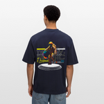 Şevrê, Astronaut, 1st | Breezy, Oversized Unisex T-Shirt - Navy