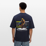 Şevrê, Astronaut, 1st | Breezy, Oversized Unisex T-Shirt - Navy