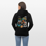 Nüwa, Wandern, 1st | Cruiser, Unisex Bio-Hoodie - Schwarz