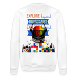 Jovareth, Astronaut, 1st | Roller, Unisex Bio-Sweatshirt - Weiß