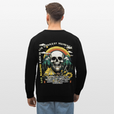 Panian, Berge, 1st | Roller, Unisex Bio-Sweatshirt - Schwarz