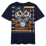 Marid, Eule, 1st | Teenager Bio T-Shirt - Navy