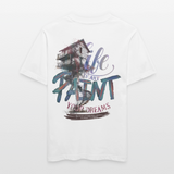 Ignisvar, Haus, 1st | Essential, Relaxed Fit Unisex Bio T-Shirt - Weiß