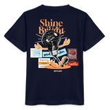 Gulperî, Glühbirne, 1st | Kinder Bio T-Shirt - Navy