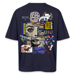 Tianlong, Gesicht, 1st | Breezy, Oversized Unisex T-Shirt - Navy