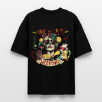 Ruh, Trauben, 1st | Blaster, Oversize Bio T-Shirt, Unisex - Schwarz