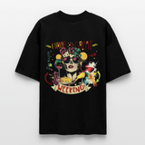 Ruh, Trauben, 1st | Blaster, Oversize Bio T-Shirt, Unisex - Schwarz