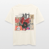 Galevar, Liebe, 1st | Essential, Relaxed Fit Unisex Bio T-Shirt - Naturweiß 