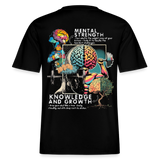 Selenian, Fitness, 1st | Essential, Relaxed Fit Unisex Bio T-Shirt - Schwarz