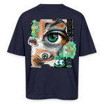 Siegfried, Augen, 1st | Breezy, Oversized Unisex T-Shirt - Navy