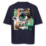 Siegfried, Augen, 1st | Breezy, Oversized Unisex T-Shirt - Navy