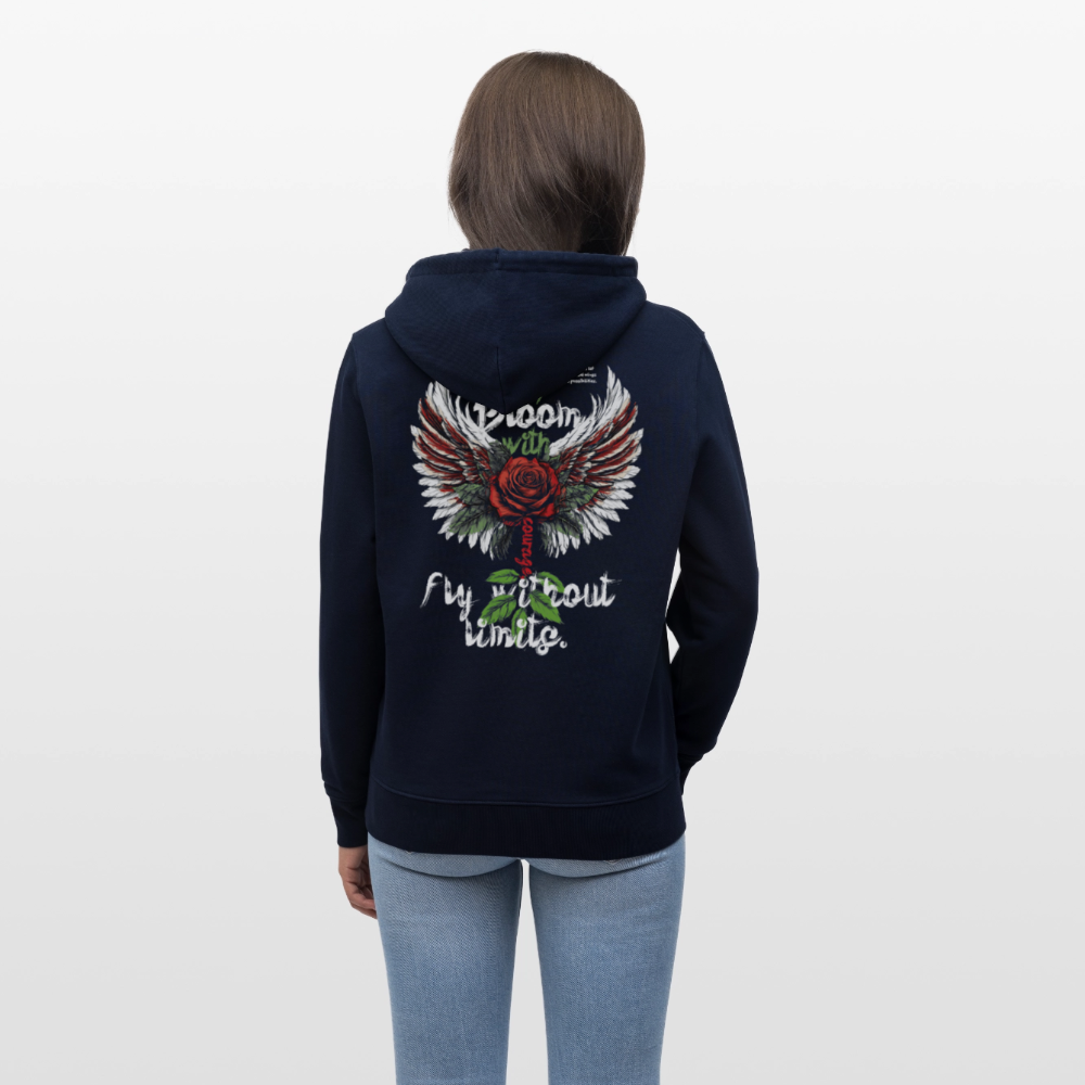 Amaterasu , Engelsflügel, 1st | Cruiser, Unisex Bio-Hoodie - Navy