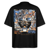 Sakhr, Informatik, 1st | Blaster, Oversize Bio T-Shirt, Unisex - Schwarz