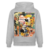 Vaelthar, Blumen, 1st | Cruiser, Unisex Bio-Hoodie - Grau meliert