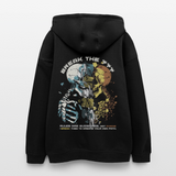 Fujin, Totenkopf, 1st | Freshhood, Oversized Unisex Hoodie - Schwarz