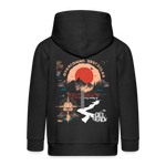 Tiamat , Wandern, 1st | Kinder Zip Hoodie - Schwarz