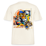 Kepleris, Tiger, 1st | Essential, Relaxed Fit Unisex Bio T-Shirt - Naturweiß 