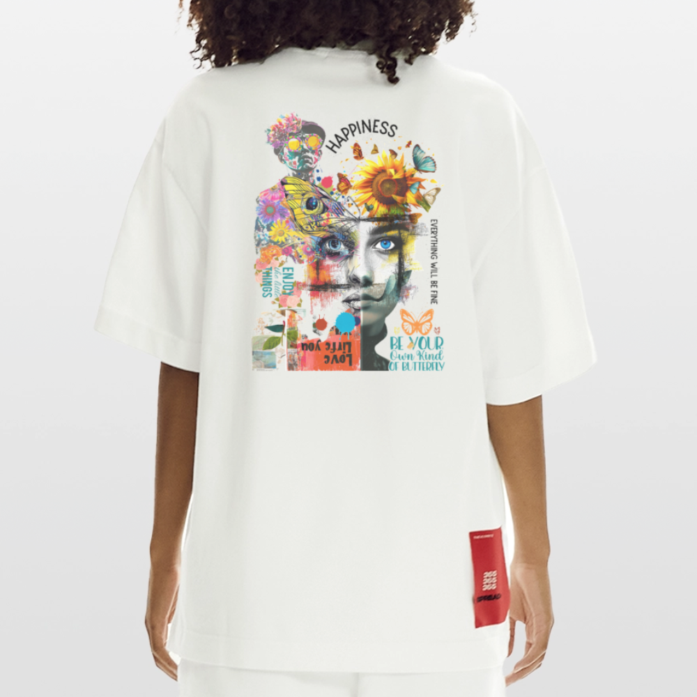Verdantis, Blaue Augen, 1st | Heve, Heavyweight Oversized Bio T-Shirt, Unisex - OFF WHITE