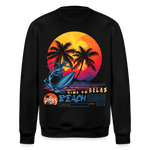 Eryan, Surfen, 1st | Roller, Unisex Bio-Sweatshirt - Schwarz