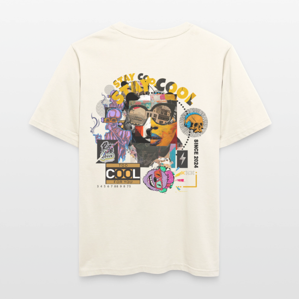 Thorvalis, Bär, 1st | Essential, Relaxed Fit Unisex Bio T-Shirt - Naturweiß 