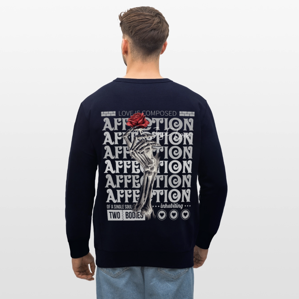 Zeusun, Rose, 1st | Roller, Unisex Bio-Sweatshirt - Navy
