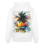 Magnarion, Palmen, 1st | Cruiser, Unisex Bio-Hoodie - Weiß
