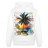 Magnarion, Palmen, 1st | Cruiser, Unisex Bio-Hoodie - Weiß