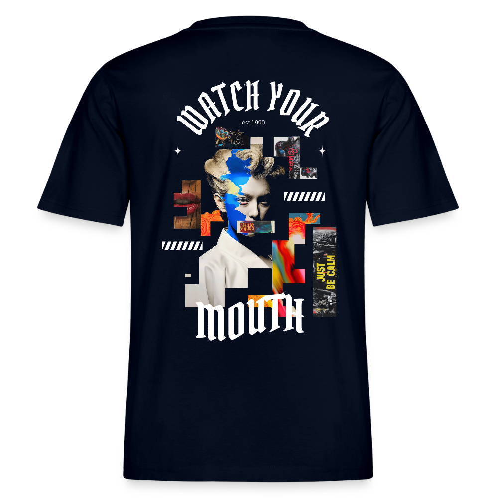 Dewrês, Frau, 1st | Essential, Relaxed Fit Unisex Bio T-Shirt - Navy