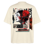 Dracorius, Liebe, 1st | Blaster, Oversize Bio T-Shirt, Unisex - Weißgrau
